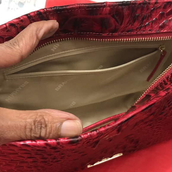 Brahmin Merlot Ombre Melbourne Hillary Crossbody BNWT - Picture 6 of 12